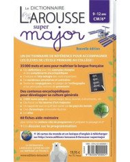 Le dictionnaire Larousse super major CM/6e