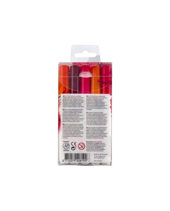 Le Libr'air - Coffret Brush Pen Rouge Ecoline - Talens - Tunisie