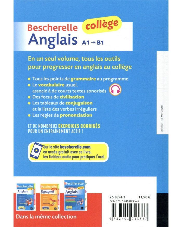 Bescherelle : anglais collège A1 B1