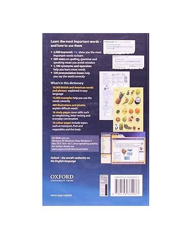 Oxford Essential Dictionary and CD-ROM Pack 2E