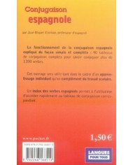 Conjugaison espagnole Conjugaison espagnole
