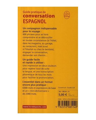 Conversation espagnol, guide pratique de conversation espagnol
