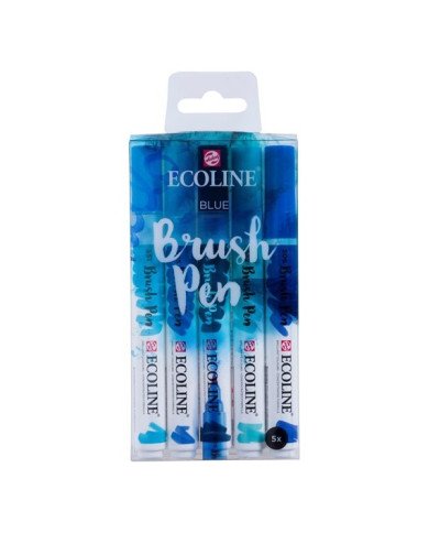 Le Libr'air - Coffret Brush Pen Bleu Ecoline - Talens - Tunisie Le Libr'air - Coffret Brush Pen Bleu Ecoline - Talens - Tunisie