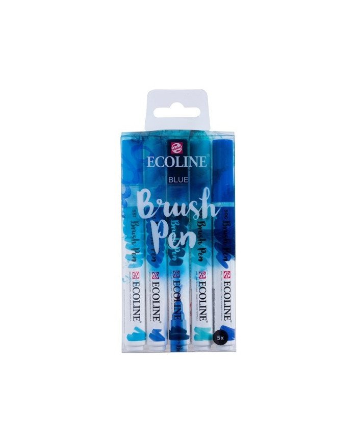 Le Libr'air - Coffret Brush Pen Bleu Ecoline - Talens - Tunisie