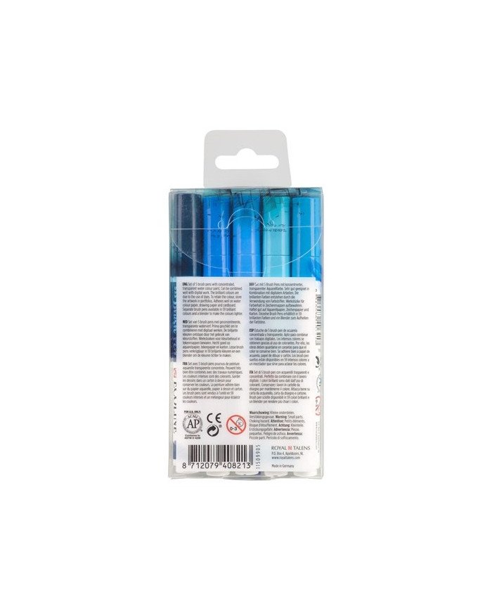 Le Libr'air - Coffret Brush Pen Bleu Ecoline - Talens - Tunisie