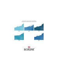 Le Libr'air - Coffret Brush Pen Bleu Ecoline - Talens - Tunisie