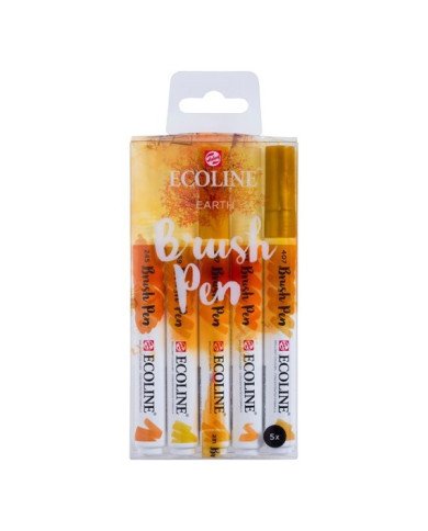 Le Libr'air - Coffret Brush Pen Terre Ecoline - Talens - Tunisie Le Libr'air - Coffret Brush Pen Terre Ecoline - Talens - Tunisie