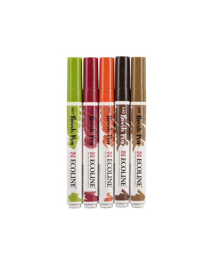 Le Libr'air - Coffret Brush Pen Automne Ecoline - Talens - Tunisie