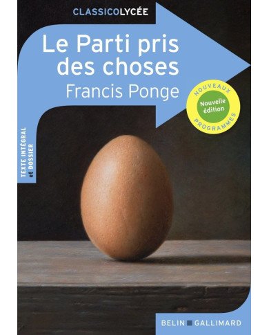 Le parti pris des choses Le parti pris des choses