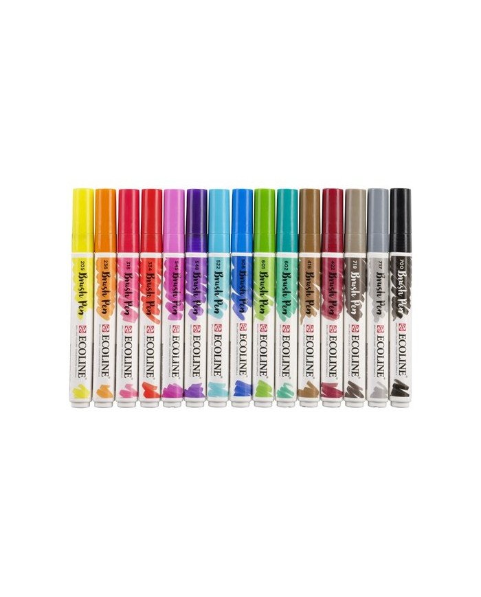 Le Libr'air - 15 Feutres Brushpen Ecoline - Talens - Tunisie