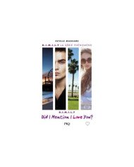 Did I Mention I Love you ? (Tome 1)