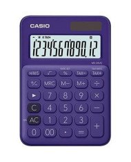 Calculator Mini Desk Purple 12 Digits Ms-20uc