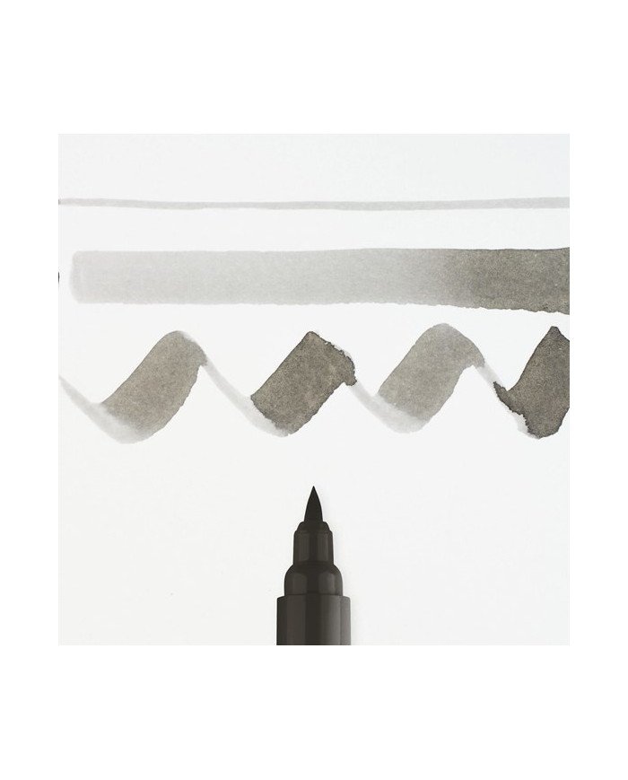 Le Libr'air - Talens Ecoline Brush Pen Gris 718 - Tunisie