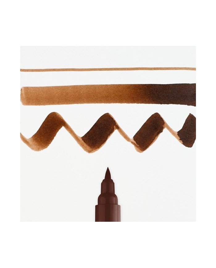 Le Libr'air - Talens Ecoline Brush Pen sépia foncé 440 - Tunisie