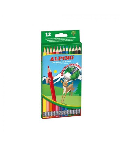 Etui 12 crayons de couleur effaçables