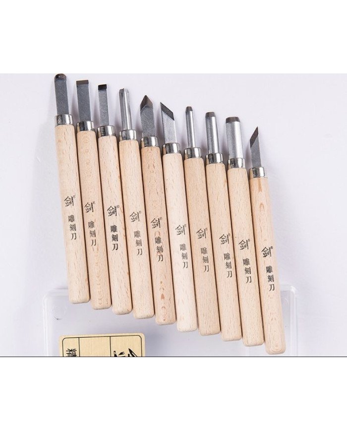 Outils de sculpture 10 pièces