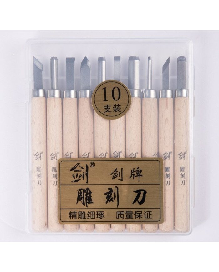 Outils de sculpture 10 pièces