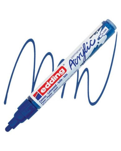 Marqueur Acrylique 903 Bleu Gentian EDDING Marqueur Acrylique 903 Bleu Gentian EDDING