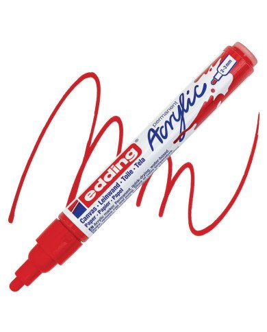 Marqueur Acrylique 902 Rouge EDDING Marqueur Acrylique 902 Rouge EDDING