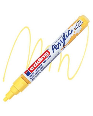 Marqueur Acrylique 915 Jaune Pastel EDDING Marqueur Acrylique 915 Jaune Pastel EDDING