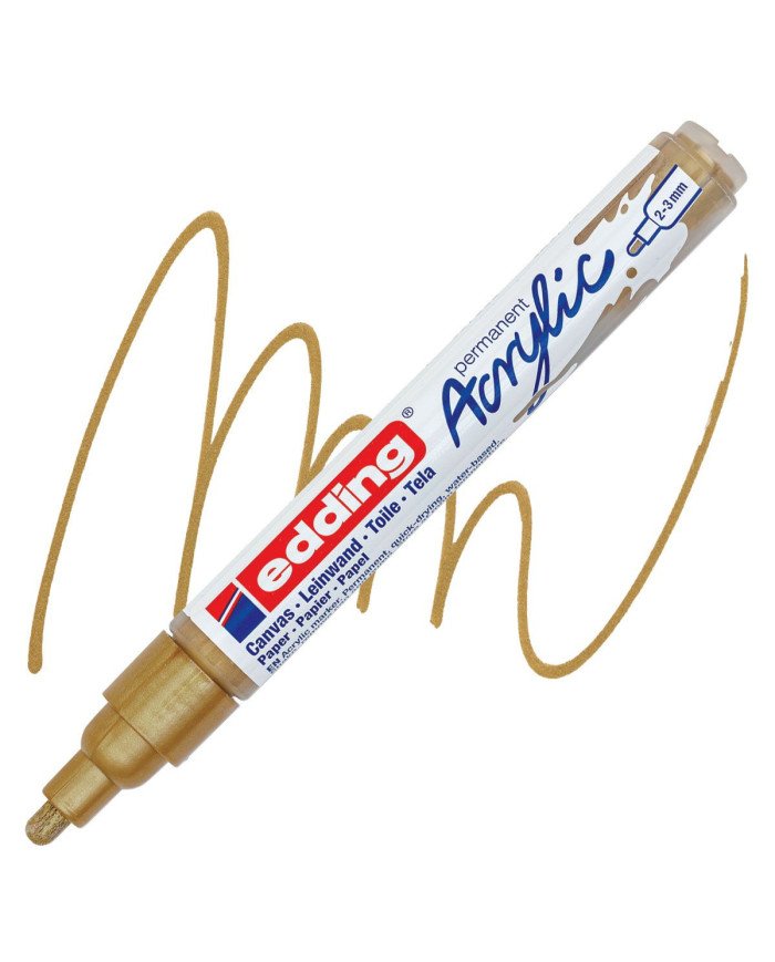 Marqueur Acrylique 924 Or Riche EDDING