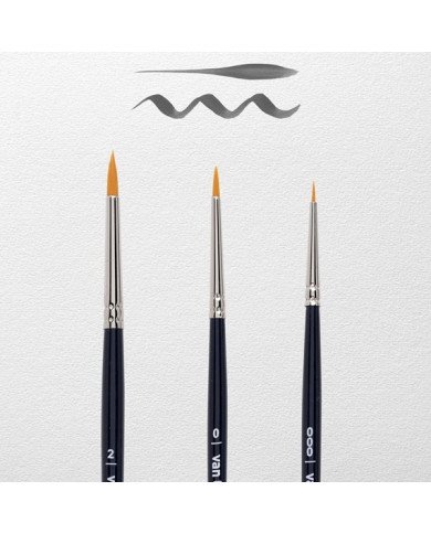 Le Libr'air - Set De 3 Pinceaux Aquarelle 191 N°000,0,2 - Van Gogh - Tunisie Le Libr'air - Set De 3 Pinceaux Aquarelle 191 N°000,0,2 - Van Gogh - Tunisie