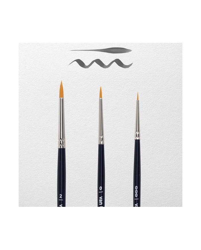 Le Libr'air - Set De 3 Pinceaux Aquarelle 191 N°000,0,2 - Van Gogh - Tunisie