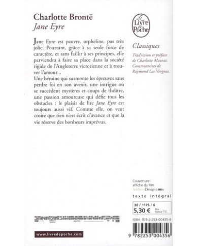 Jane Eyre, Charlotte Bronte - Le Libr'air Jane Eyre, Charlotte Bronte - Le Libr'air