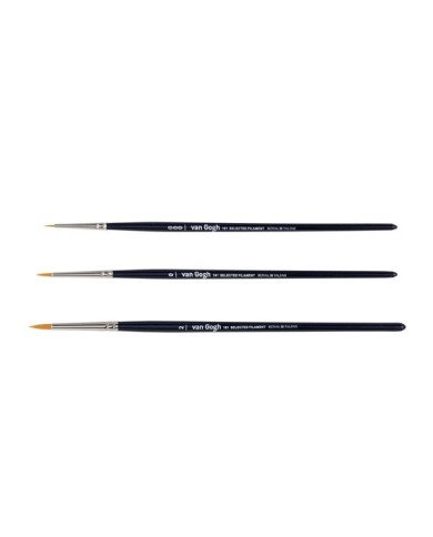 Le Libr'air - Set De 3 Pinceaux Aquarelle 191 N°000,0,2 - Van Gogh - Tunisie Le Libr'air - Set De 3 Pinceaux Aquarelle 191 N°000,0,2 - Van Gogh - Tunisie