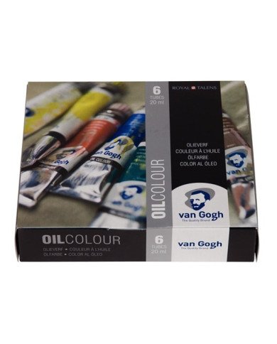 Le Libr'air - Set Débutant Couleurs à l'huile Avec 6 couleurs En Tubes De 20 ml - Van Gogh - Tunisie