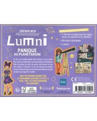 Escape box Lumni : 9/11 ans : panique au planétarium