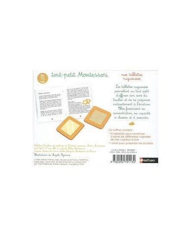 Mes tablettes rugueuses Montessori