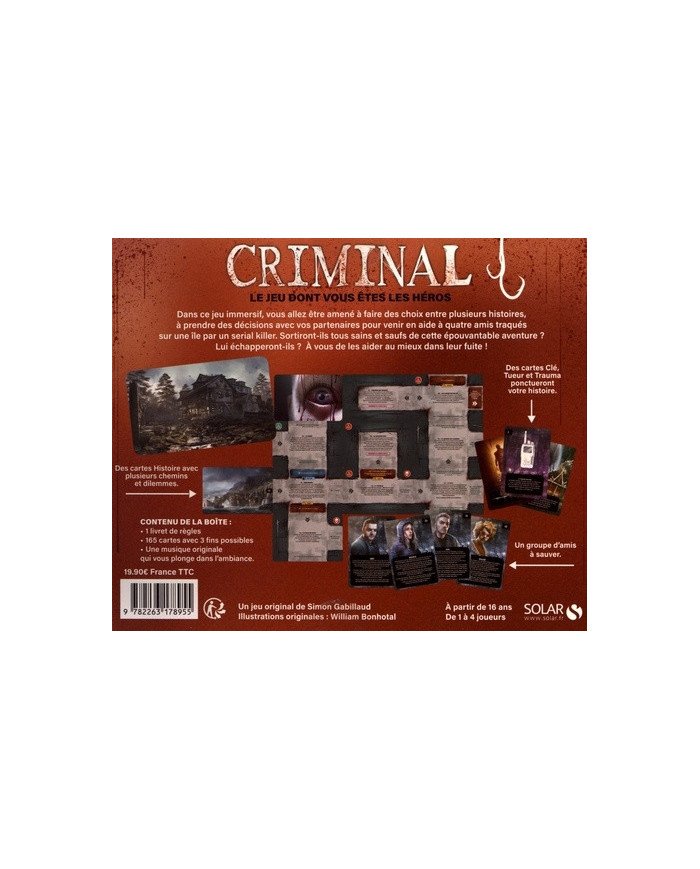 Criminal : le jeu dont vous êtes les héros