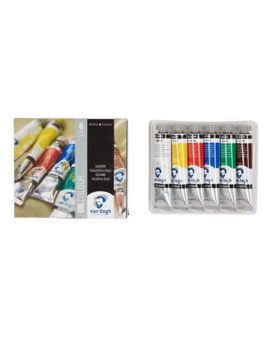 Le Libr'air - Set Débutant Couleurs à l'huile Avec 6 couleurs En Tubes De 20 ml - Van Gogh - Tunisie