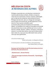 Je revenais des autres