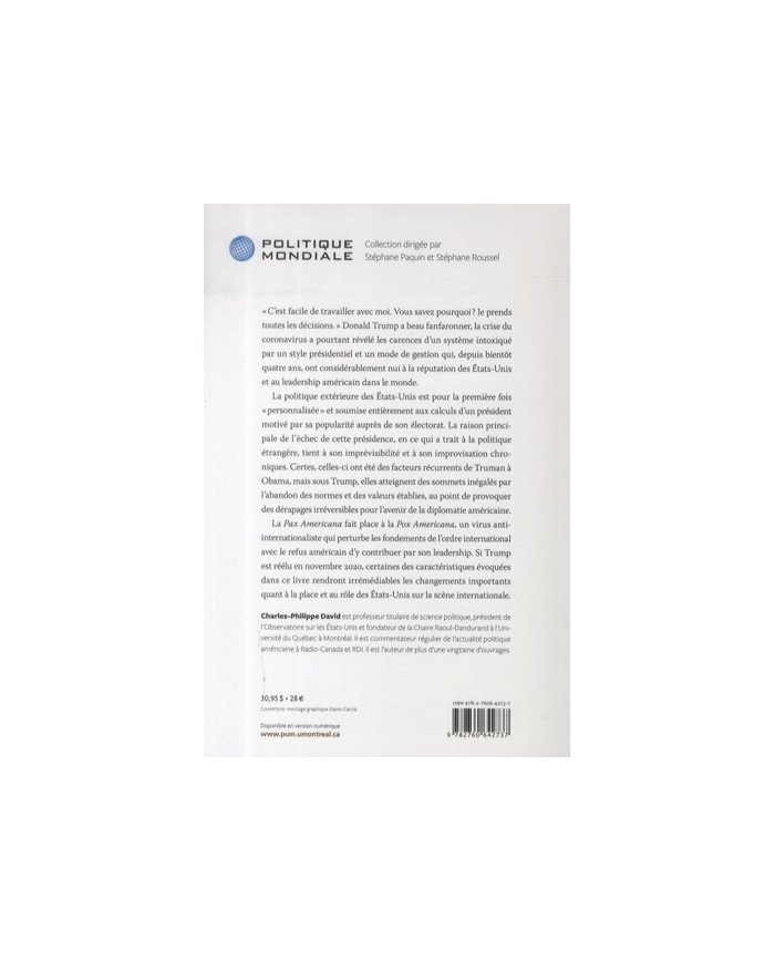L'effet Trump, Quel impact sur la politique  étrangère des États-Unis?