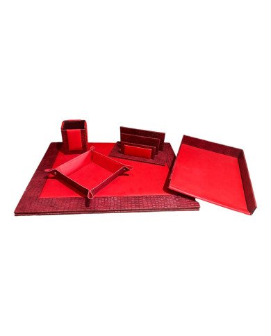 Garniture de Bureau PISA S.Cuir 5 Pièces Garniture de Bureau PISA S.Cuir 5 Pièces