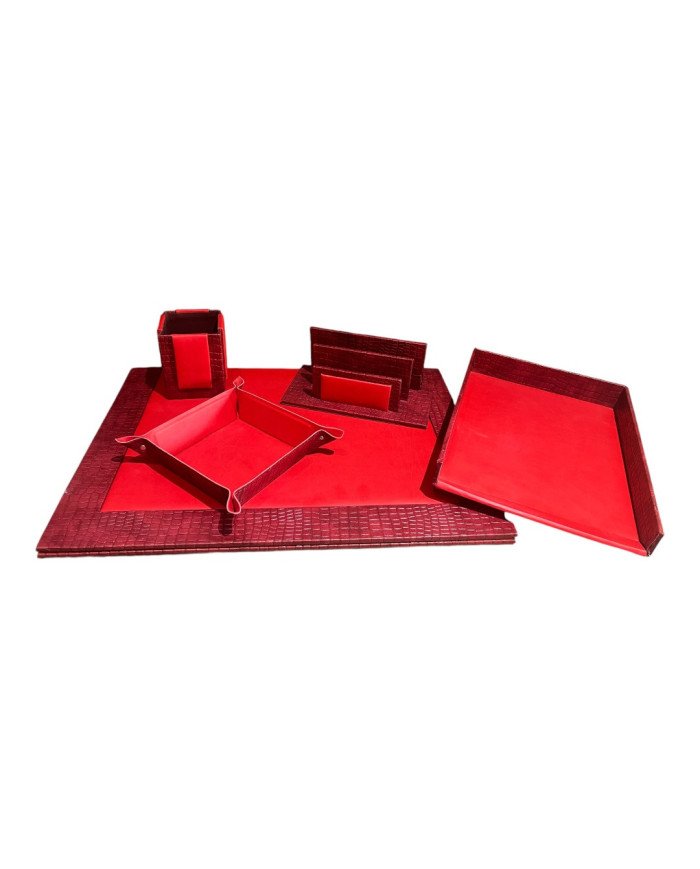 Garniture de Bureau PISA S.Cuir 5 Pièces