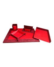 Garniture de Bureau PISA S.Cuir 5 Pièces