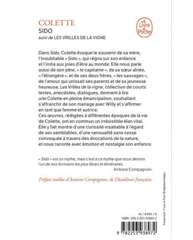 Sido - les vrilles de la vigne Sido - les vrilles de la vigne