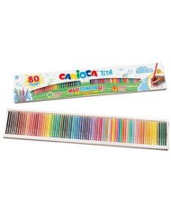 Set de 80 Crayons de couleur CARIOCA