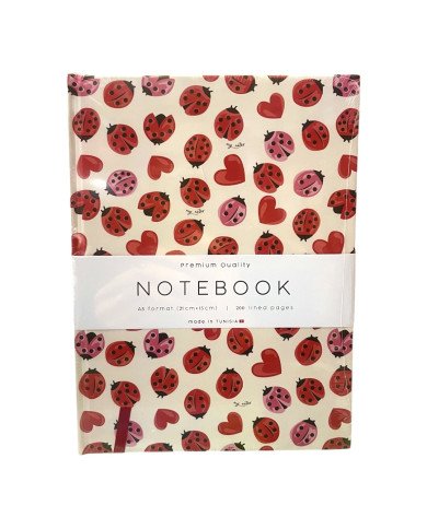 Notebook ligné Coccinelles