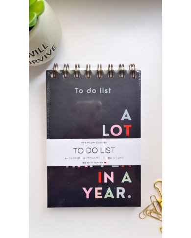 To do list Black