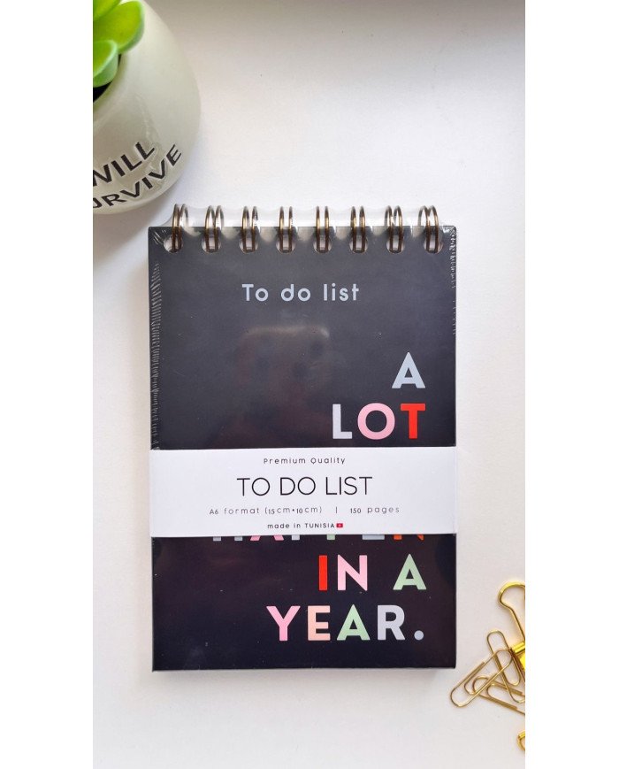 To do list Black
