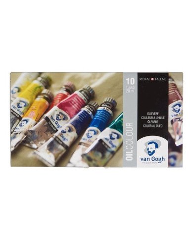 Le Libr'air - Set de Base Couleurs à l'huile Avec 10 Couleurs en tubes de 20 ml - Van Gogh - Tunisie Le Libr'air - Set de Base Couleurs à l'huile Avec 10 Couleurs en tubes de 20 ml - Van Gogh - Tunisie