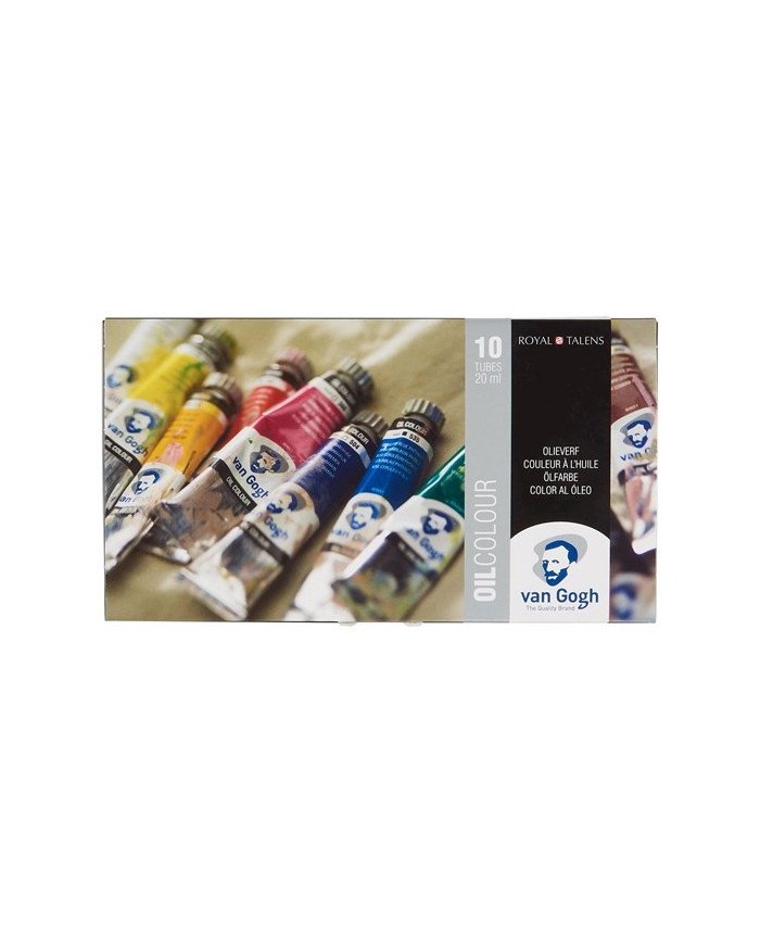 Le Libr'air - Set de Base Couleurs à l'huile Avec 10 Couleurs en tubes de 20 ml - Van Gogh - Tunisie