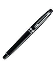 Stylo plume Waterman Expert CT en acier inoxydable Noir