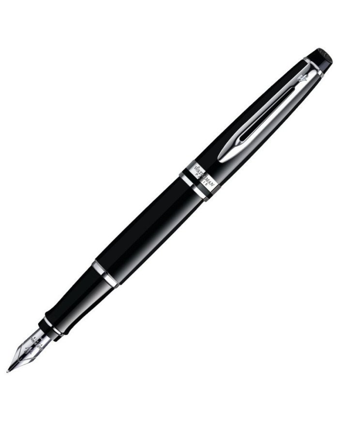 Stylo plume Waterman Expert CT en acier inoxydable Noir
