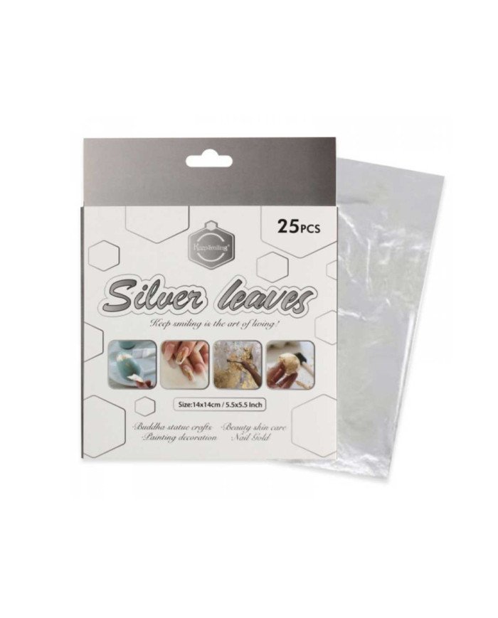 Etui de 25 Feuilles D'argent