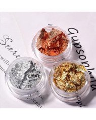 Boite de Copeaux Doré Argent et Bronze